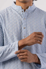 Men's Premium Panjabi (Lt. Blue)