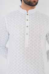 Men's Premium Panjabi (White)
