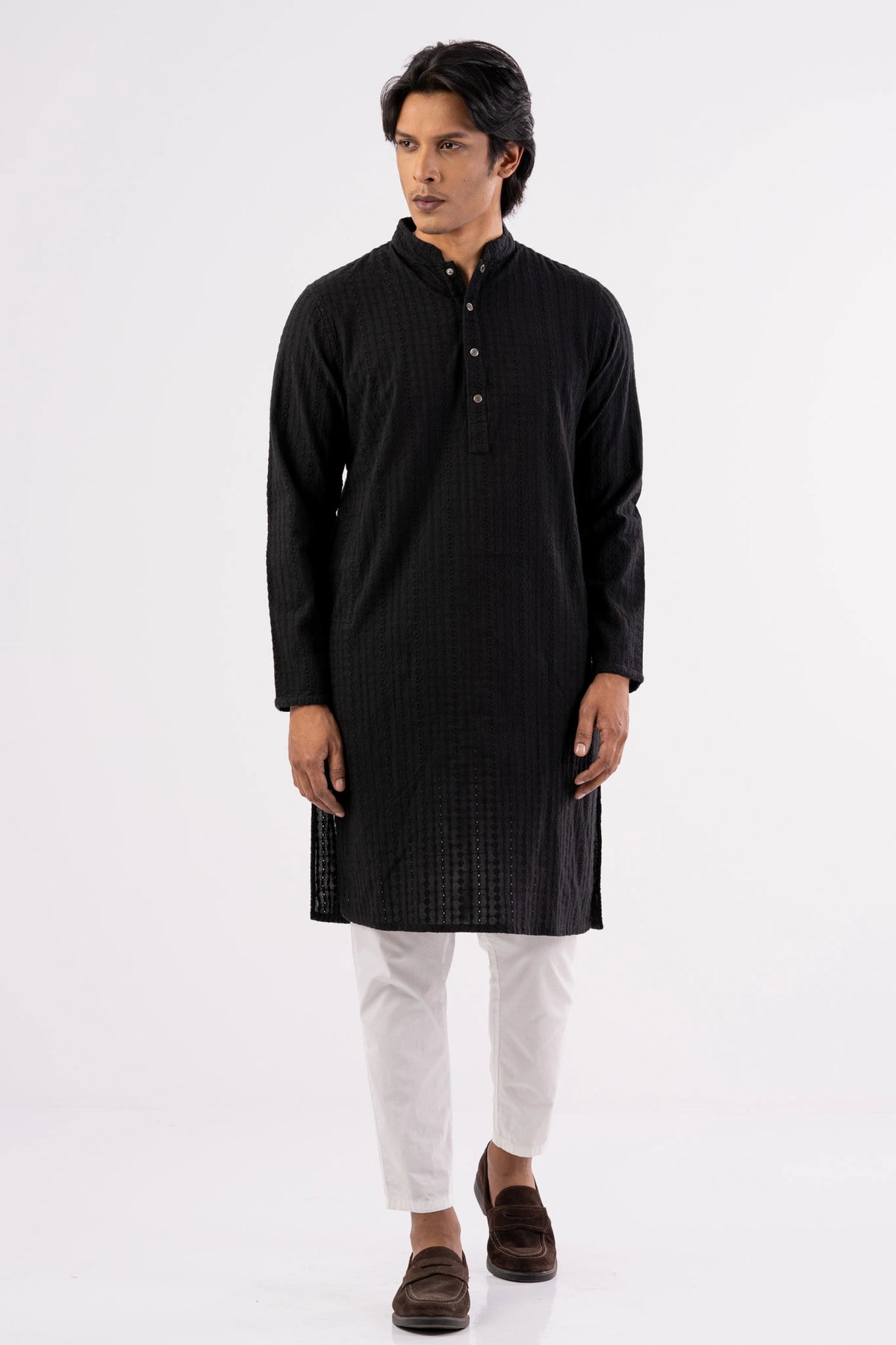 Men's Premium Panjabi (Black)