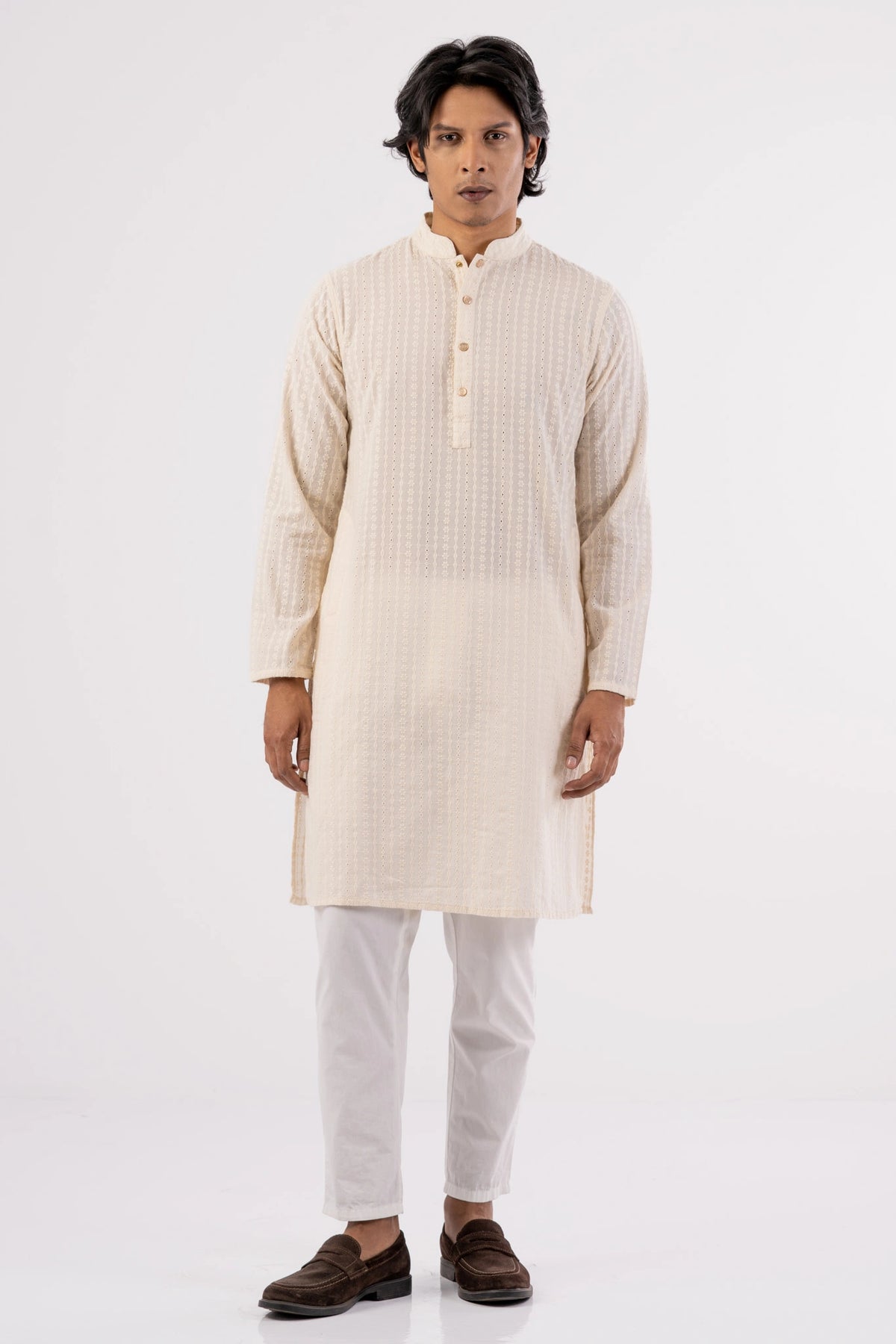 Men's Premium Panjabi (Off White)