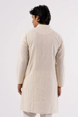 Men's Premium Panjabi (Off White)