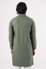 Men's Premium Panjabi (Hunter Green)