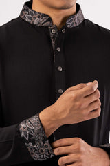 Men's Premium Panjabi (Black)