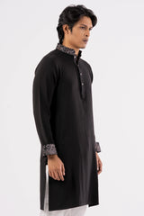 Men's Premium Panjabi (Black)