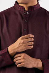 Men's Premium Panjabi (Dk. Maroon)