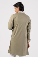 Men's Premium Panjabi (Olive)