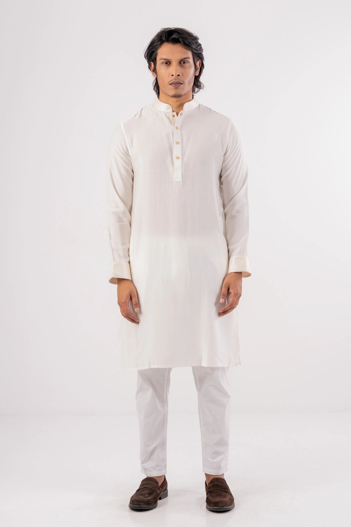 Men's Premium Panjabi (White)