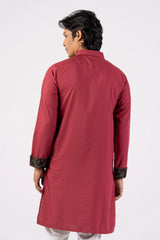 Men's Premium Panjabi (Red)