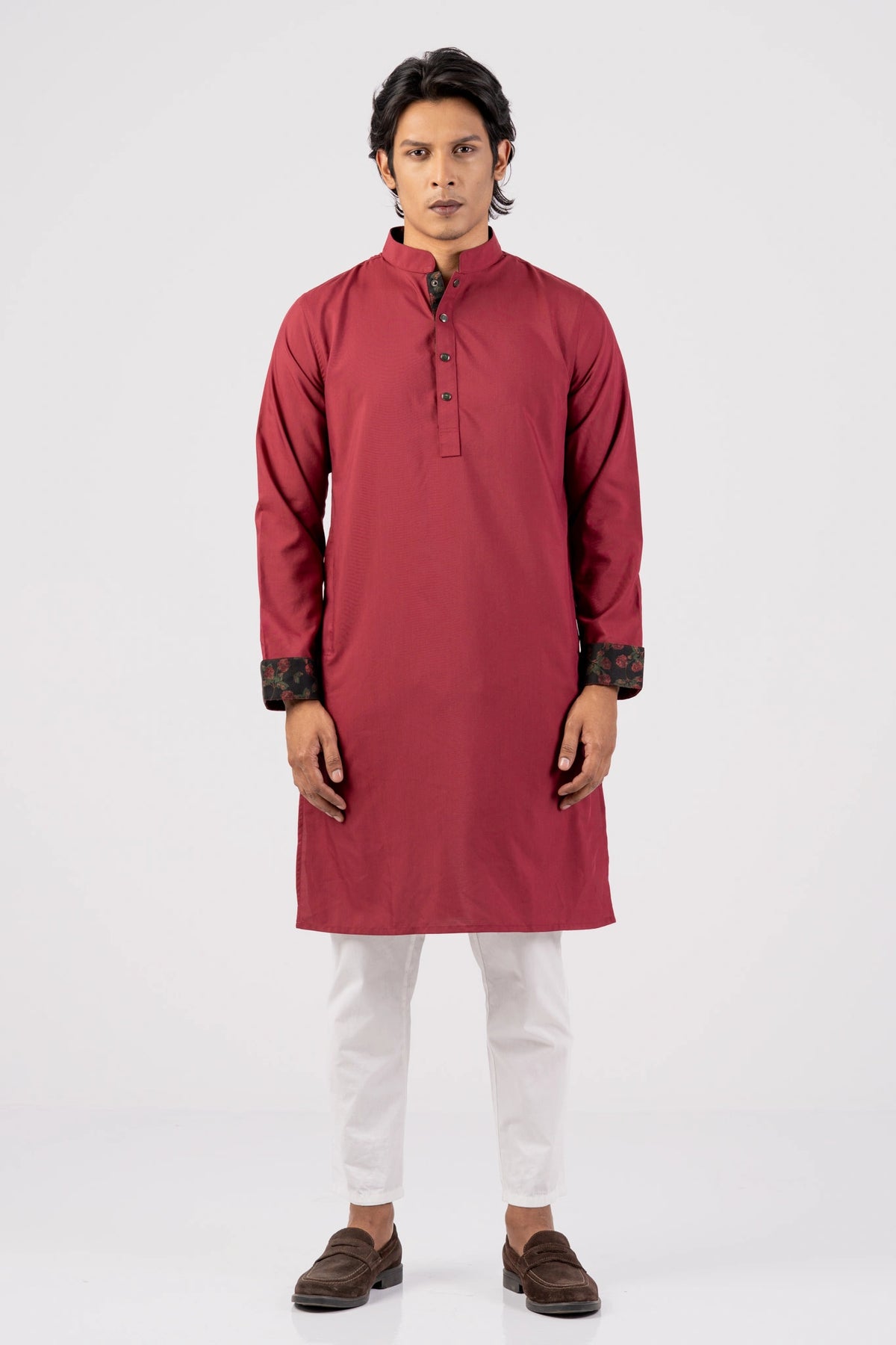 Men's Premium Panjabi (Red)