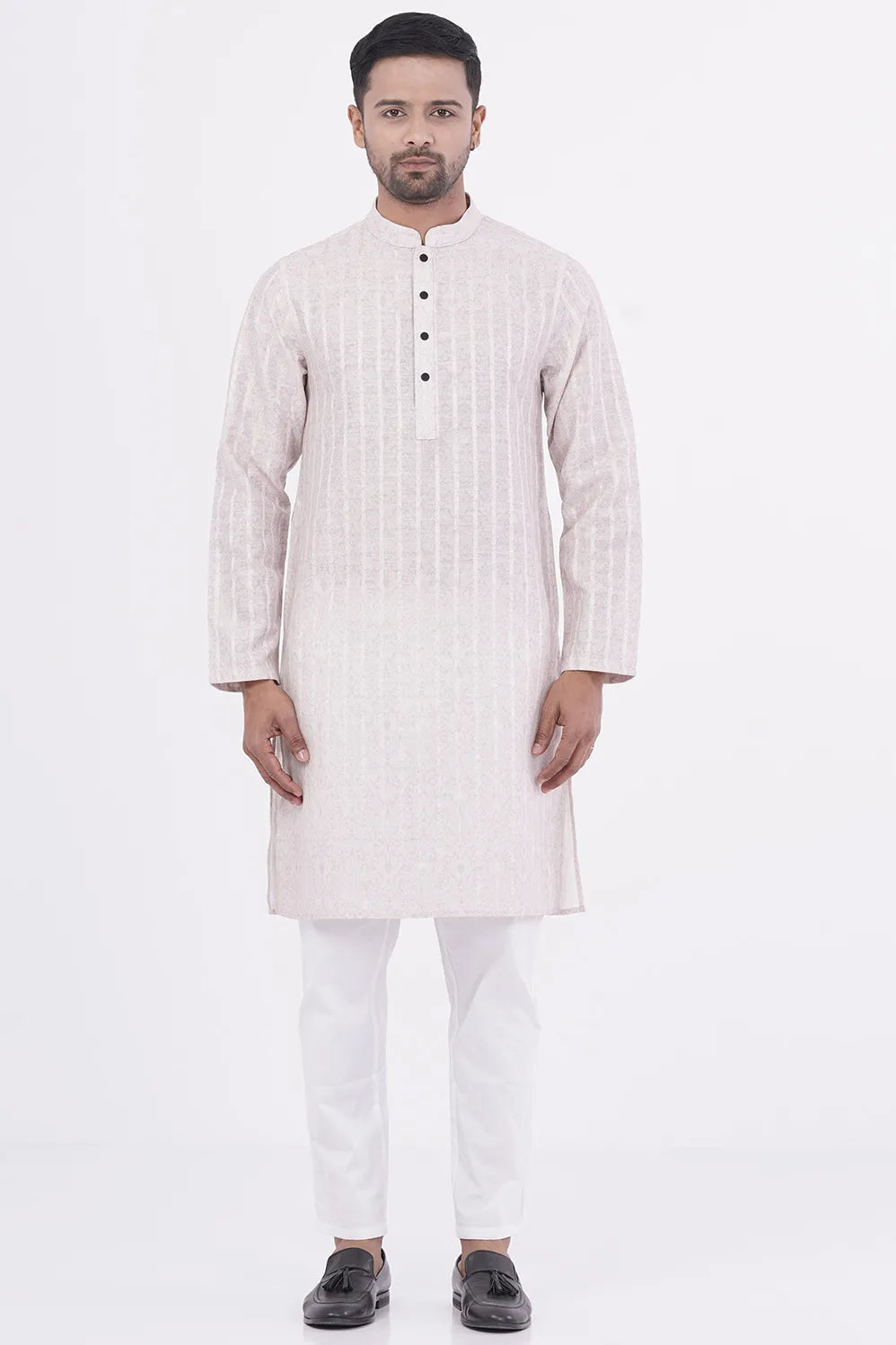 Men's Premium Panjabi (Beige)