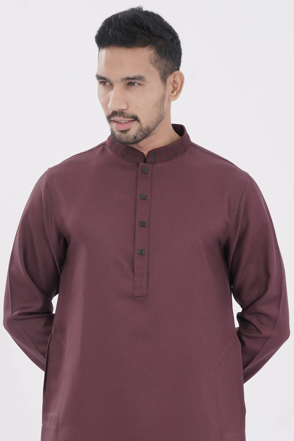 Men's Premium Panjabi (Maroon)
