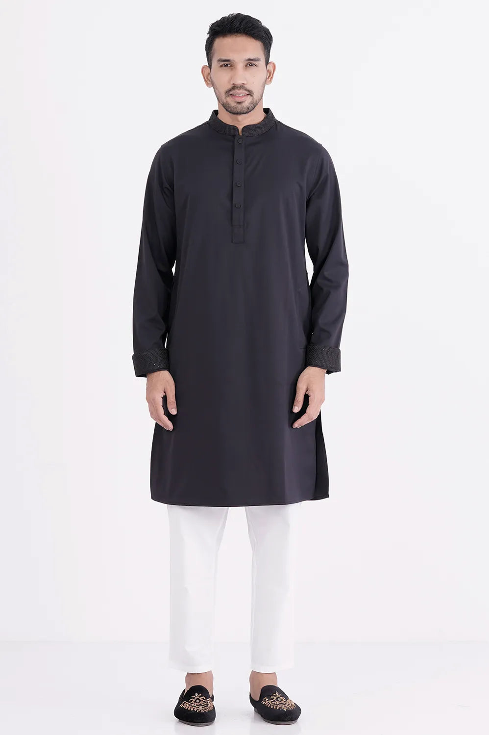 Men's Premium Panjabi (Black)