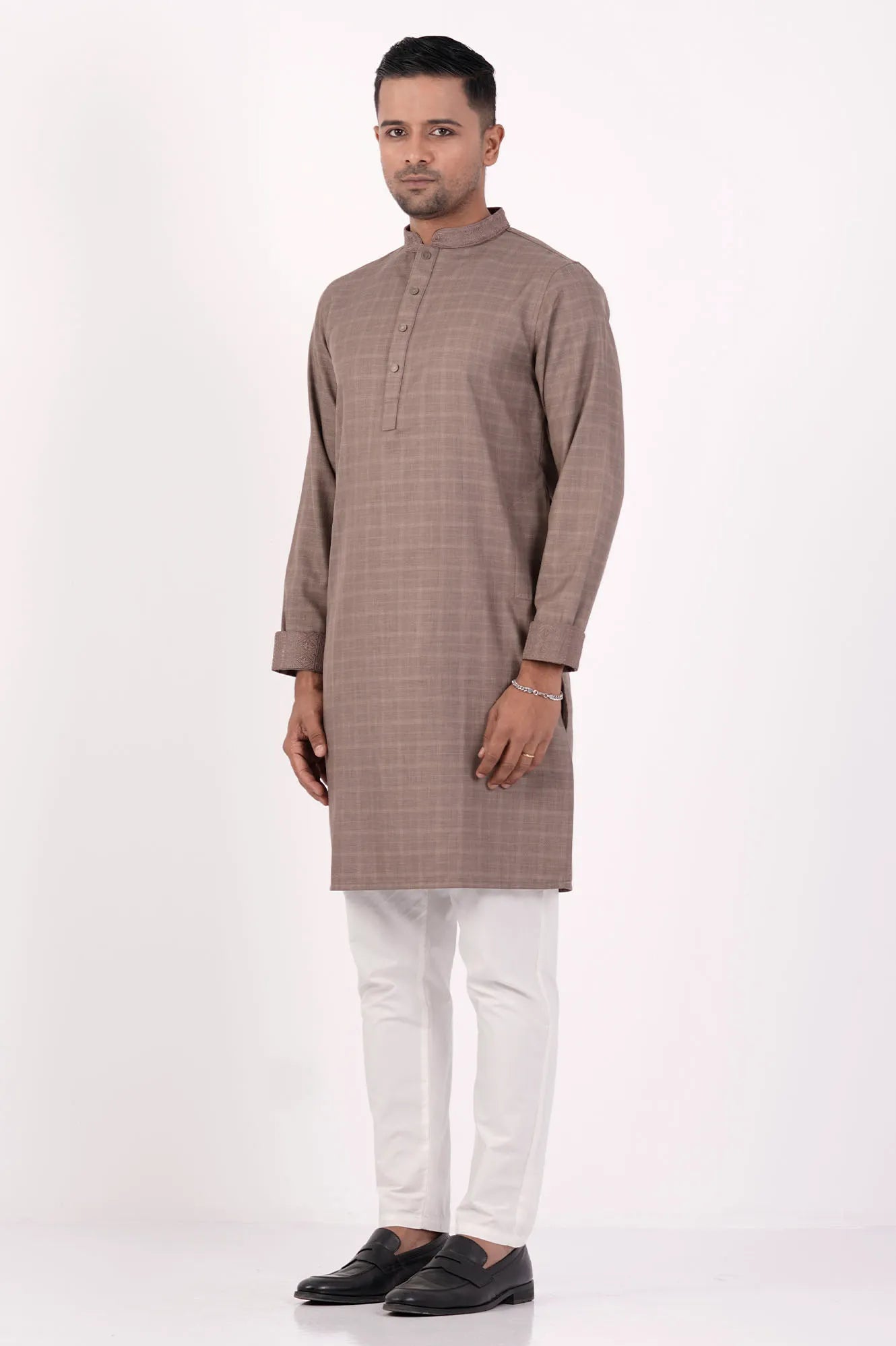 Men's Premium Panjabi (Brown)