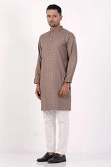 Men's Premium Panjabi (Brown)