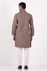 Men's Premium Panjabi (Brown)