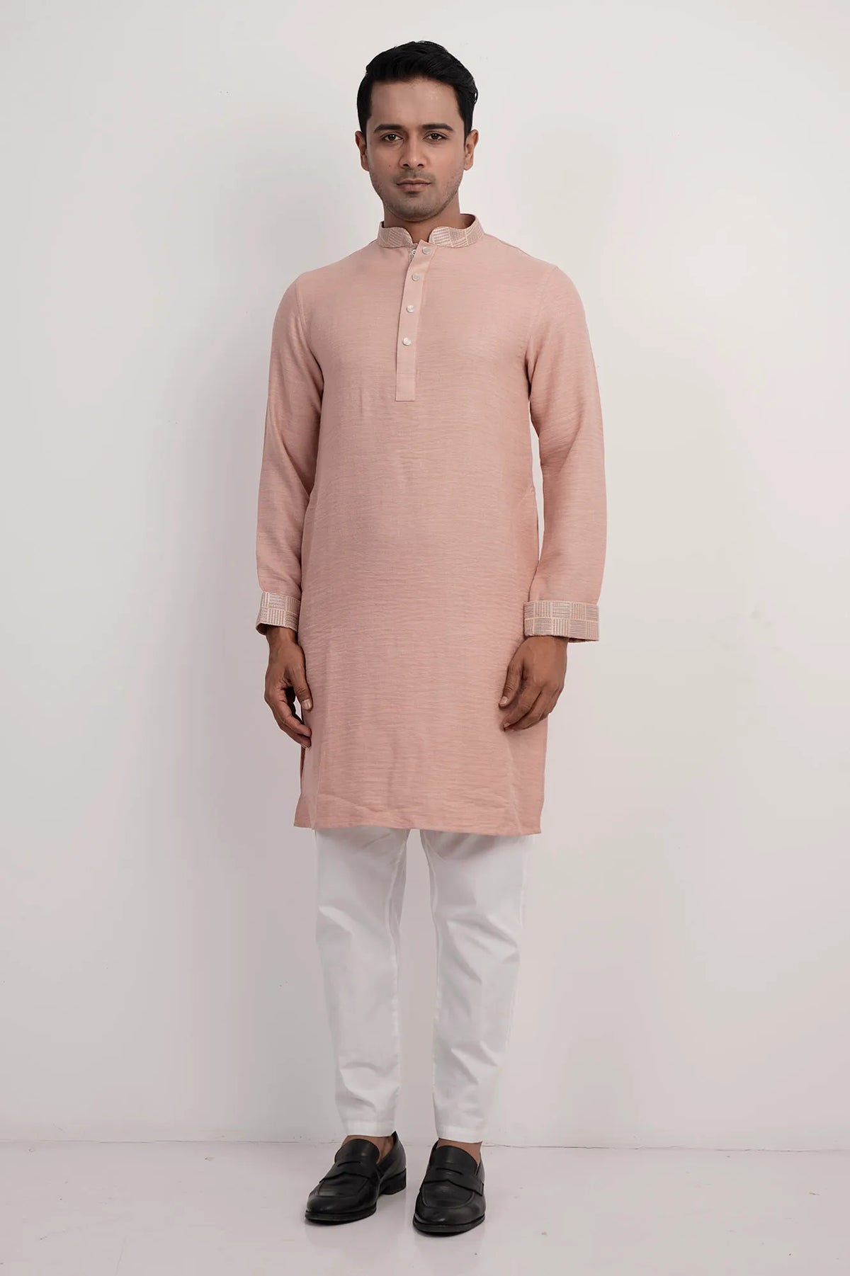 Men Premium Panjabi (Coral)