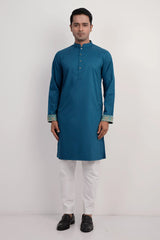 Men Premium Panjabi (Cobalt Blue)
