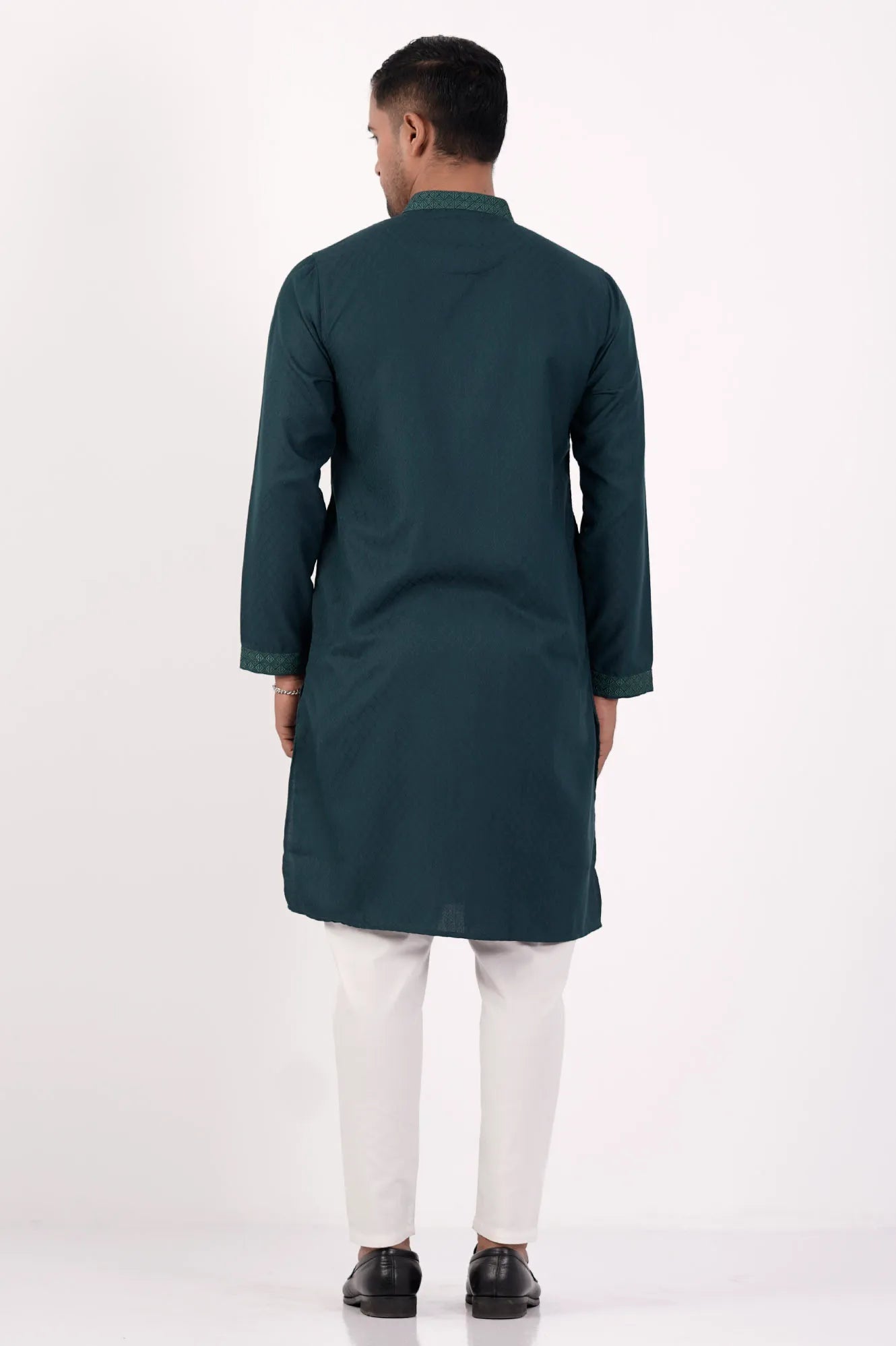 Men Premium Panjabi (Green)