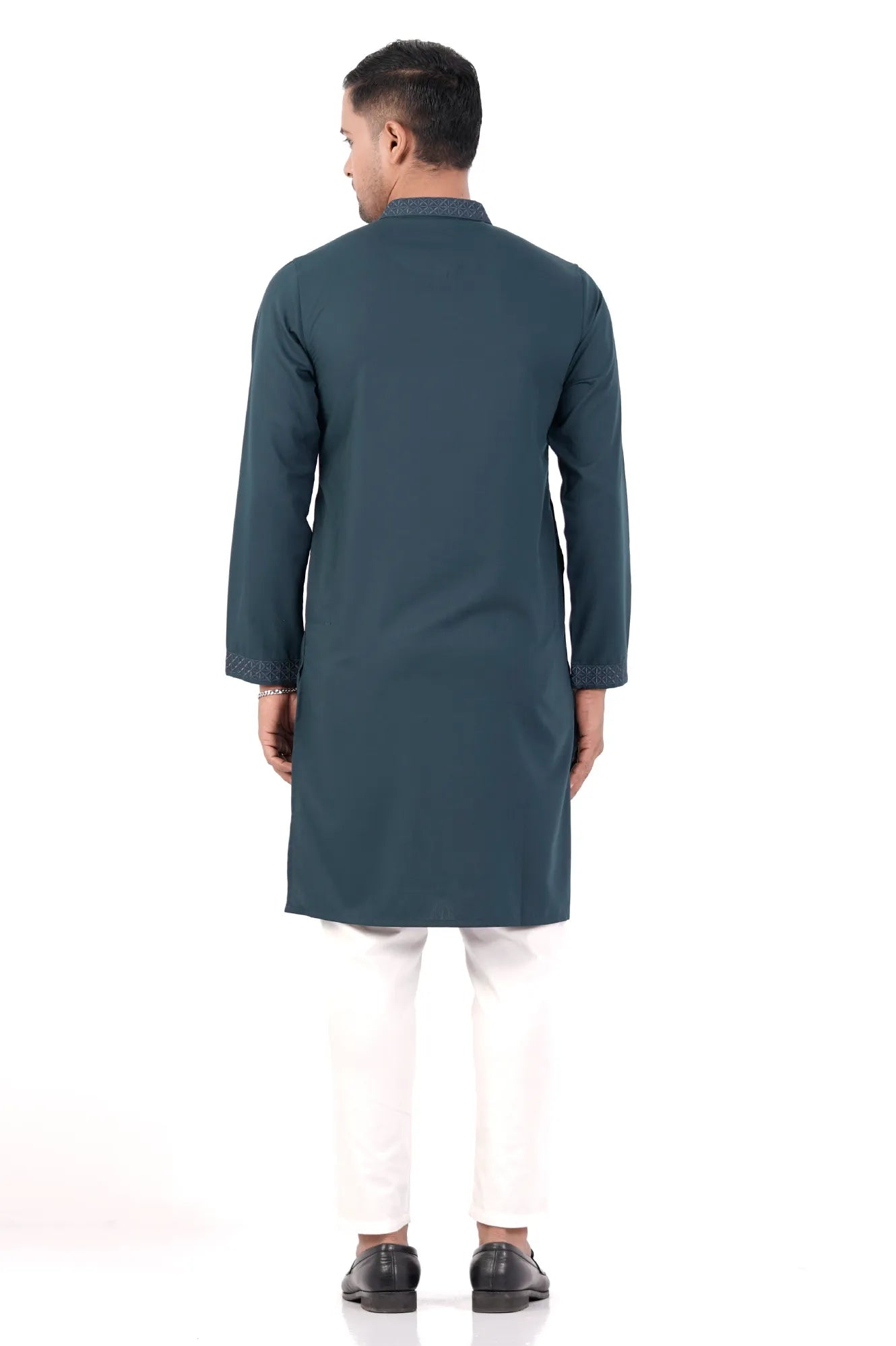 Men Premium Panjabi (Green)