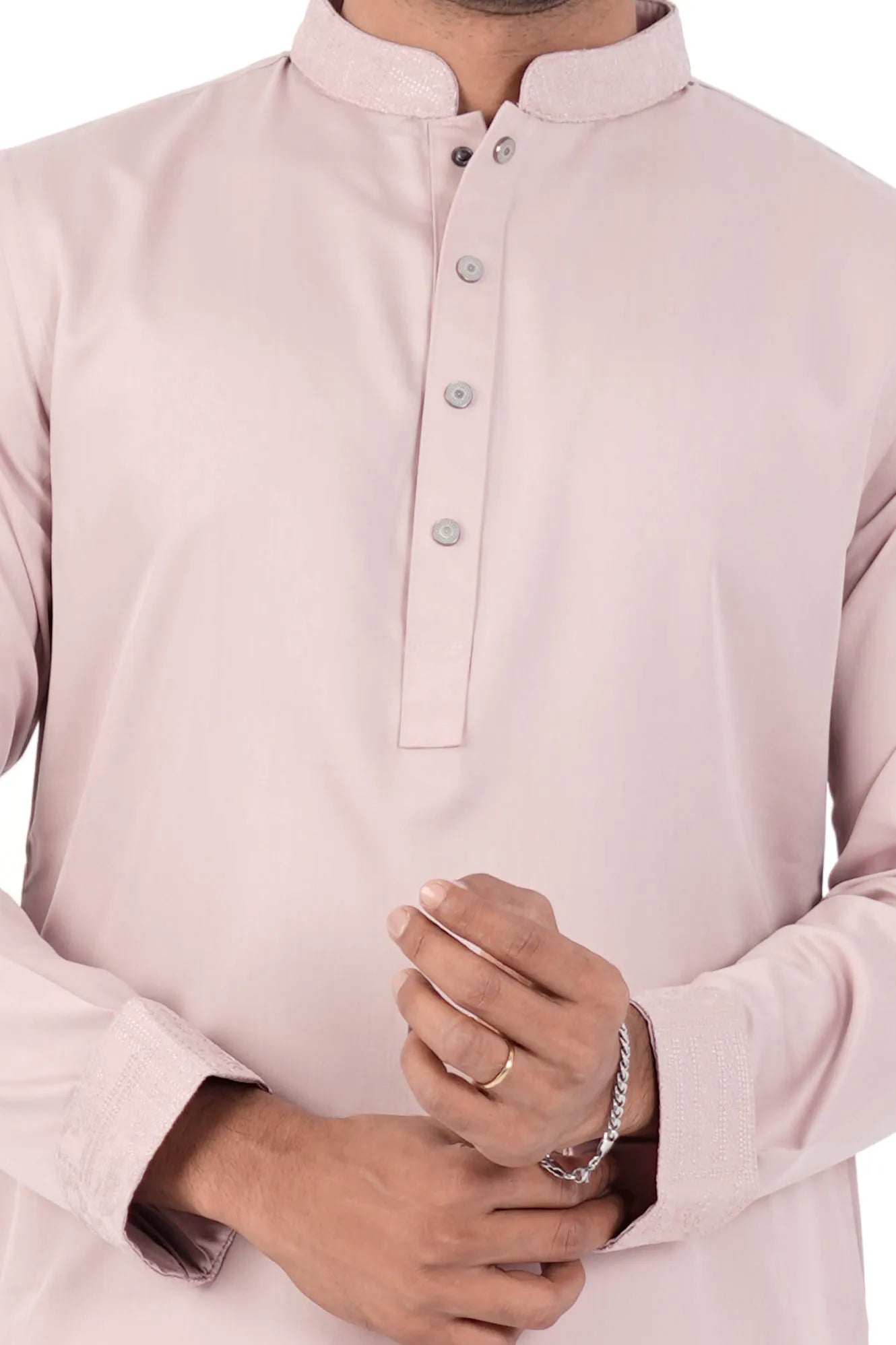 Men Premium Panjabi (Peach)