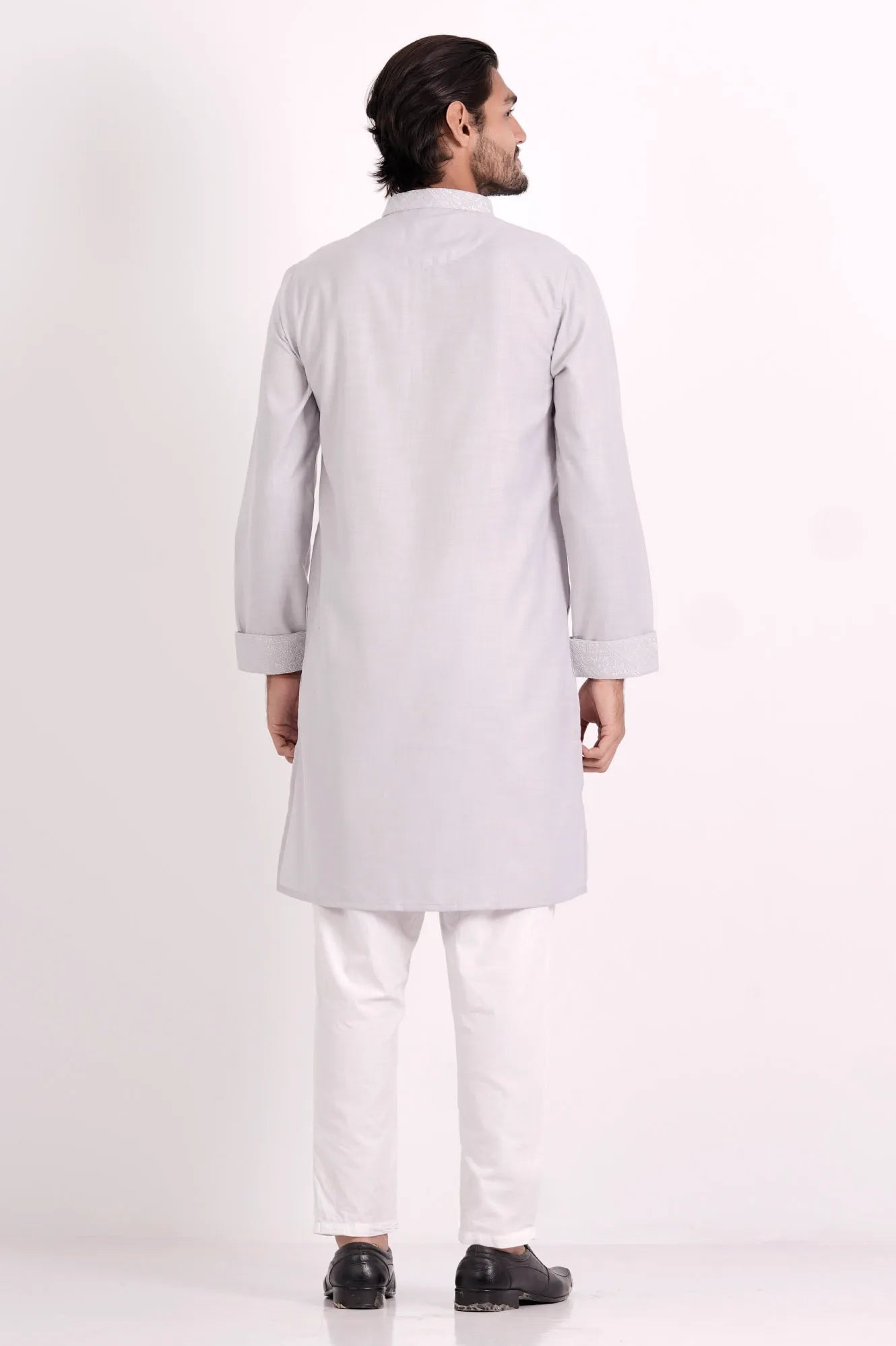 Men's Premium Panjabi (Lt. Grey)