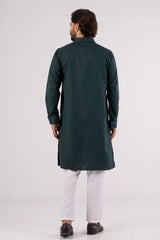 Men's Premium Panjabi (Steel Green)