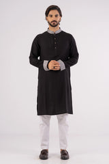 Men's Premium Panjabi (Black)
