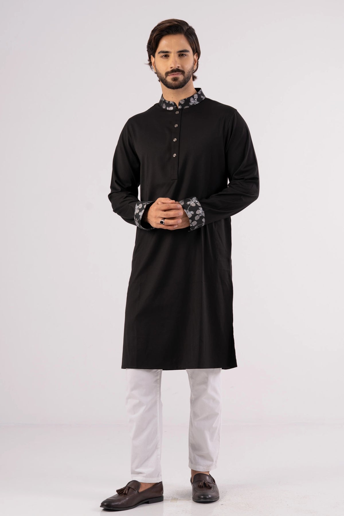 Men's Premium Panjabi (Black)
