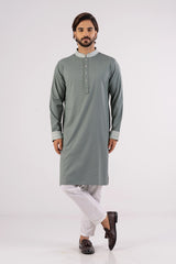 Men's Premium Panjabi (Greenish Grey)