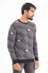 Men's Sweater (Black Grey)