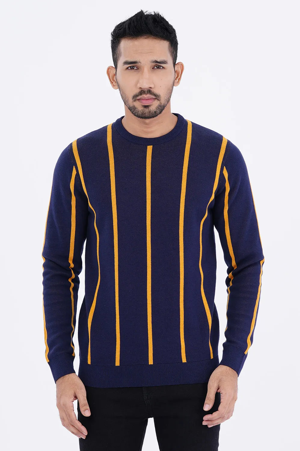 Men's Sweater (Navy Stripe)