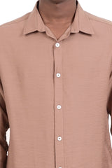 Men's Casual Shirt (Terracotta)