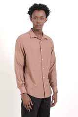 Men's Casual Shirt (Terracotta)