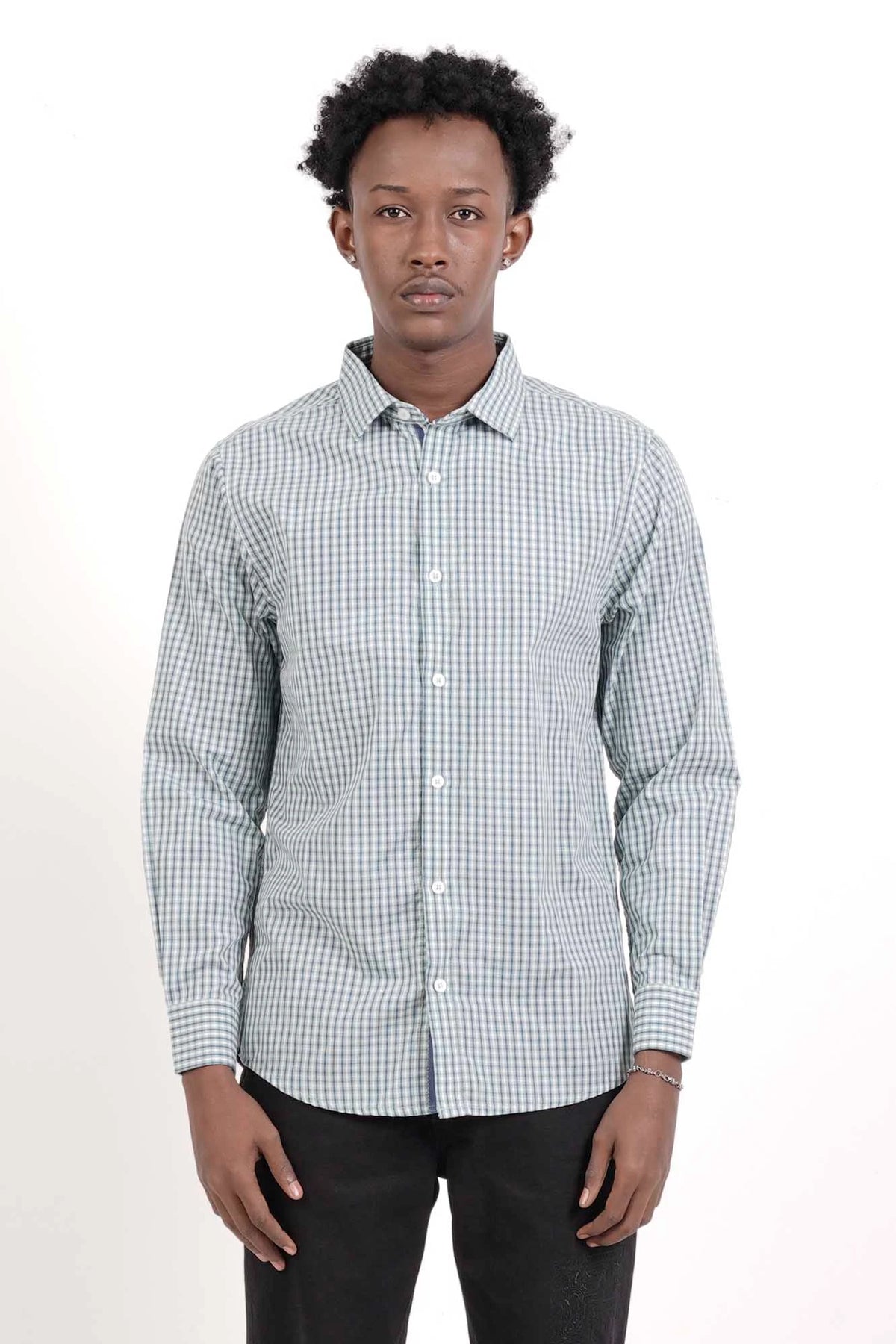 Men's Casual Shirt (Sage Check)