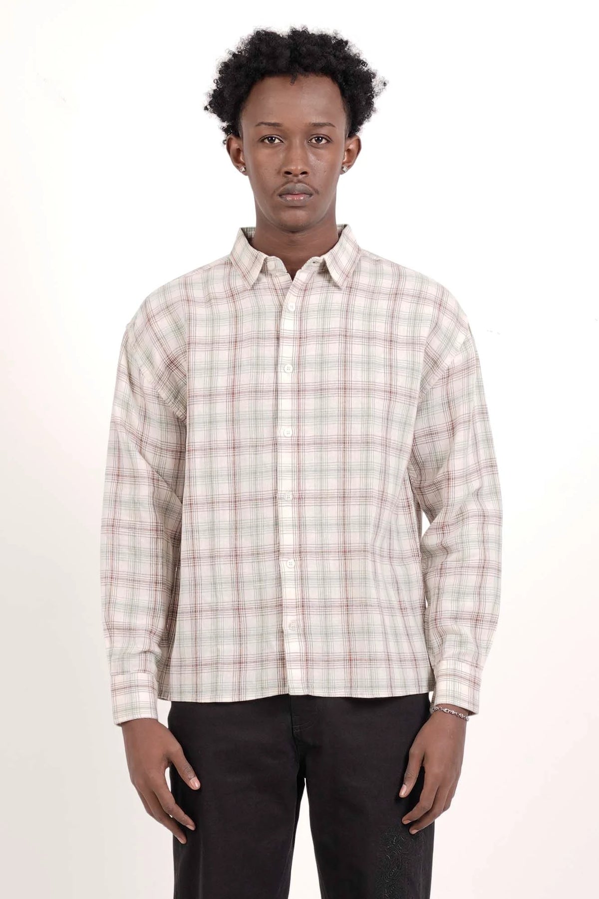 Men's Casual Shirt (Off White)