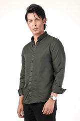 Men's Casual Shirt (Dk. Green)