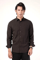 Men's Casual Shirt (Black)