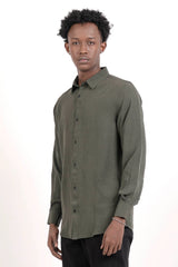 Men's Casual Shirt (DK. Olive)