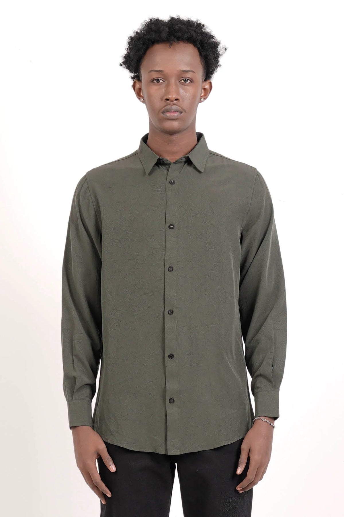 Men's Casual Shirt (DK. Olive)