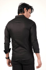 Men's Casual Shirt (Black)