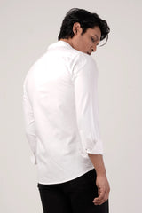 Men's Casual Shirt (White)