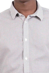 Men's Casual Shirt (Navy Printed)