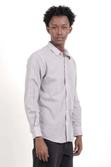Men's Casual Shirt (Navy Printed)