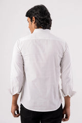 Men's Casual Shirt (White)