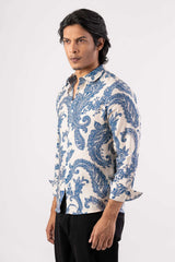 Men's Casual Shirt (Blue)