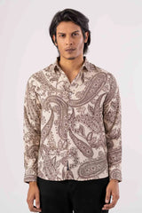 Men's Casual Shirt (Brown)