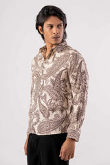 Men's Casual Shirt (Brown)