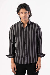 Men's Casual Shirt (Black)