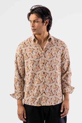 Men's Casual Shirt (Pink Printed)
