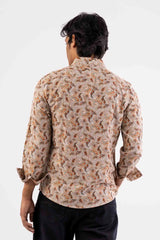 Men's Casual Shirt (Pink Printed)